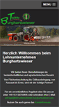 Mobile Screenshot of lohnunternehmen-burghartswieser.com